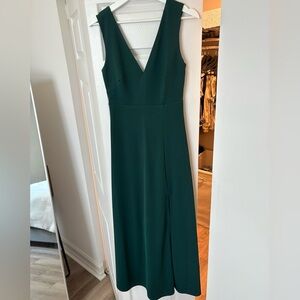 Birdy Grey Emerald Crepe Maxi Dress
